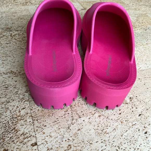 JEFFREY CAMPBELL Pink Fuschia Clogge Clogs ••Sold Out•• Size 10 - Picture 6 of 9